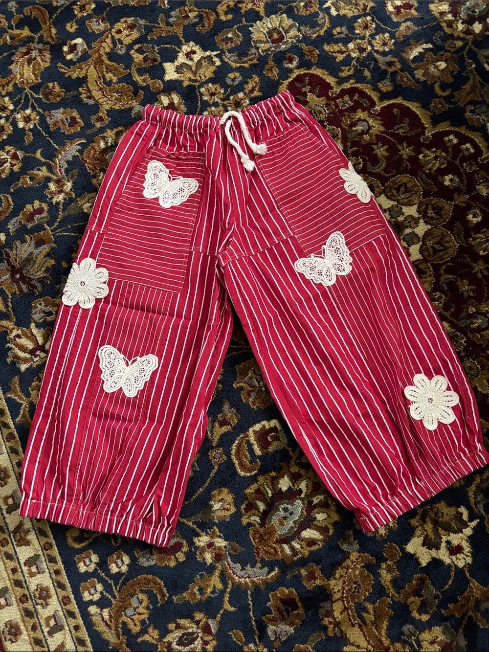 Davi & Dani Red Balloon Harem Jogger Pants M